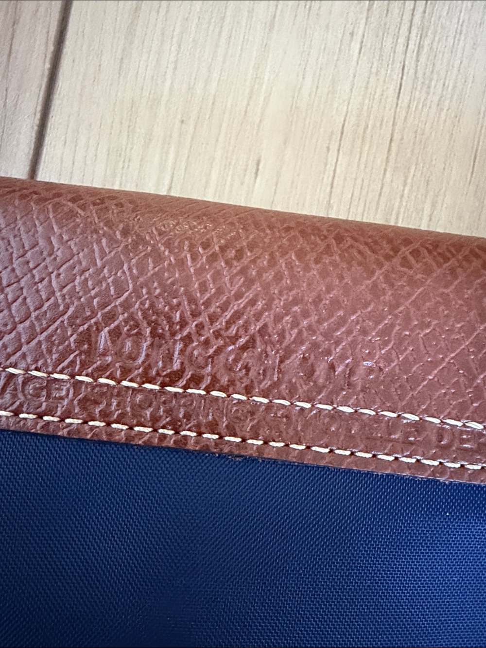 NWOT Longchamp Navy Blue Bag - Picture 7 of 9